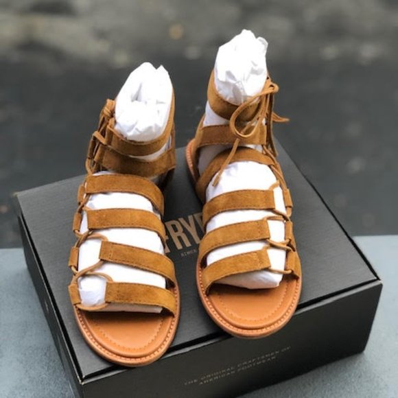 🆕Frye Blair Side Ghillie, Cognac, sz 7.5 - Picture 5 of 9